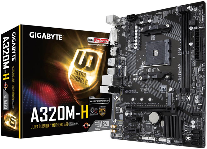 Gigabyte GA-A320M-H scheda madre Presa AM4 micro ATX AMD A320