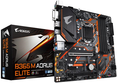 Gigabyte B365 M AORUS ELITE scheda madre Intel B365 LGA 1151 (Presa H4) micro ATX