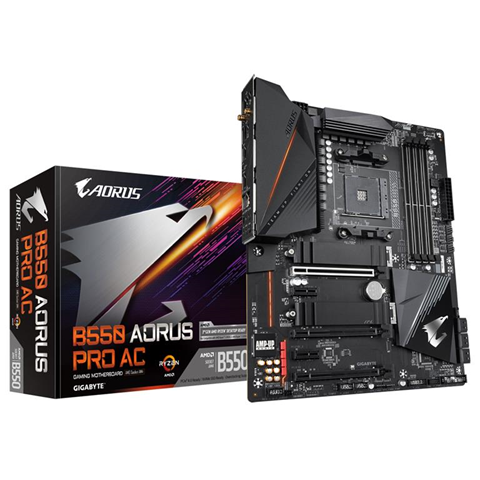 Gigabyte B550 AORUS Pro AC Presa AM4 ATX