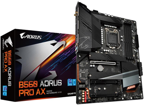Gigabyte B560 AORUS PRO AX scheda madre Intel B560 LGA 1200 ATX Gigabyte B560 AORUS PRO AX scheda madre Intel B560 LGA 1200 ATX