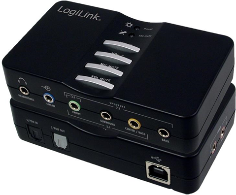 LogiLink USB Sound Box Dolby 7.1 8-Channel 7.1 canali