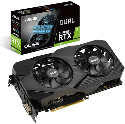 Asus Dual -RTX2060-O6G-EVO GeForce RTX 2060 6 GB GDDR6