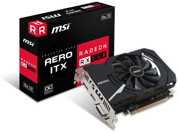 MSI Radeon RX 550 4 GB GDDR5