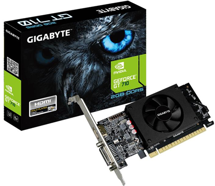 Gigabyte GV-N710D5-2GL GeForce GT 710 2GB GDDR5 scheda video Gigabyte GV-N710D5-2GL GeForce GT 710 2GB GDDR5 scheda video