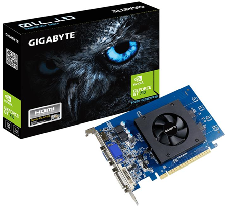Gigabyte GV-N710D5-1GI scheda video NVIDIA GeForce GT 710 1 GB GDDR5 Gigabyte GV-N710D5-1GI scheda video NVIDIA GeForce GT 710 1 GB GDDR5