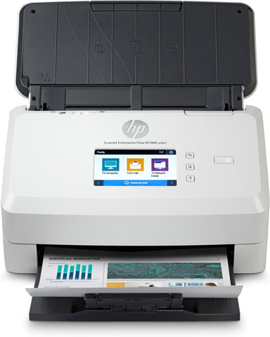 HP Scanjet Enterprise Flow N7000 snw1 Scanner a foglio 600 x 600 DPI A4 Bianco HP Scanjet Enterprise Flow N7000 snw1 Scanner a foglio 600 x 600 DPI A4 Bianco