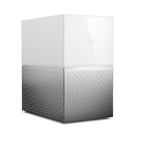 Western Digital My Cloud Home Duo dispositivo di archiviazione cloud personale 20 TB Collegamento ethernet LAN Bianco