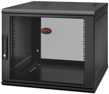 APC NetShelter WX 9U Single Hinged Wall-mount Enclosure 600mm Deep Da parete Nero APC NetShelter WX 9U Single Hinged Wall-mount Enclosure 600mm Deep Da parete Nero