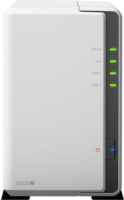 Synology DiskStation DS220j RTD1296 Collegamento ethernet LAN Mini Tower Bianco NAS Synology DiskStation DS220j RTD1296 Collegamento ethernet LAN Mini Tower Bianco NAS