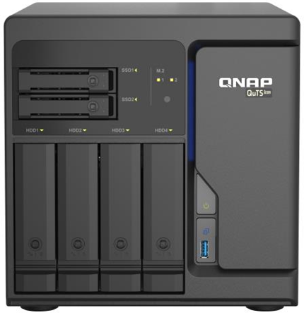 QNAP TS-h686 D-1602 Collegamento ethernet LAN Tower Nero NAS QNAP TS-h686 D-1602 Collegamento ethernet LAN Tower Nero NAS