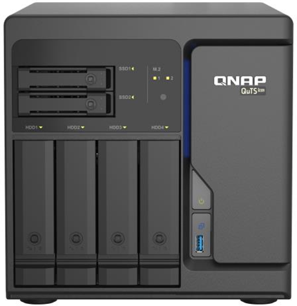 QNAP TS-h686 D-1602 Collegamento ethernet LAN Tower Nero NAS