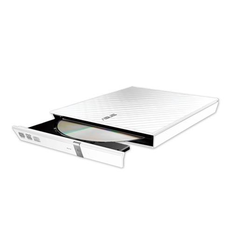 Asus Masterizzatore  SDRW-08D2S-U EXT Slim USB Lite Bianco Wave-De Extern