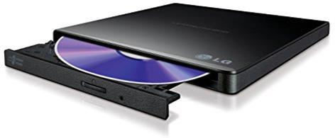 LG GP57EB40 Slim Unit Ottica Esterna, Nero LG GP57EB40 Slim Unit Ottica Esterna, Nero