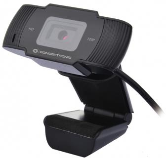 Conceptronic AMDIS 720P HD webcam 1280 x 720 Pixel USB 2.0 Nero Conceptronic AMDIS 720P HD webcam 1280 x 720 Pixel USB 2.0 Nero
