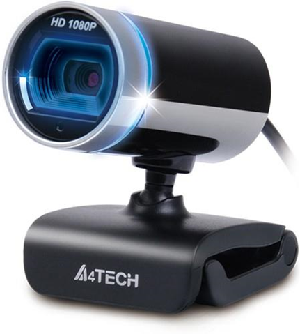 A4Tech PK-910H webcam 16 MP 1920 x 1080 Pixel USB 2.0 Nero, Argento