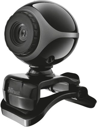 Trust Exis webcam 0,3 MP 640 x 480 Pixel USB 2.0 Nero