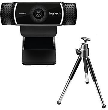 Logitech C922 Pro Stream Webcam con Treppiedi e Microfono Integrato, 1080p/30FPS o 720p/60FPS