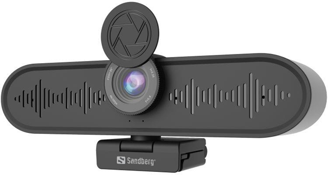 Sandberg 134-24 webcam 3264 x 2448 Pixel USB 3.2 Gen 1 (3.1 Gen 1) Nero