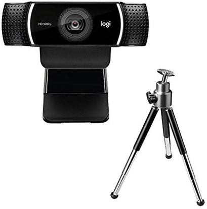 Logitech C922 Pro Stream Webcam, Streaming Veloce HD 1080p/30fps o HD 720p/60fps, Correzione Luce HD, Autofocus, Audio Stereo, Per YouTube, Twitch, XSplit, PC/Mac/Laptop/Macbook/Tablet, Nero Logitech C922 Pro Stream Webcam, Streaming Veloce HD 1080p/30fps o HD 720p/60fps, Correzione Luce HD, Autofocus, Audio Stereo, Per YouTube, Twitch, XSplit, PC/Mac/Laptop/Macbook/Tablet, Nero