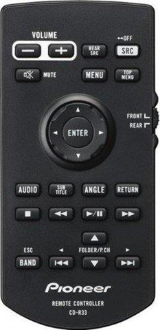 Pioneer CD-R33 remote control - remote controls (Black, DVD/Blu-ray, push buttons) Pioneer CD-R33 remote control - remote controls (Black, DVD/Blu-ray, push buttons)