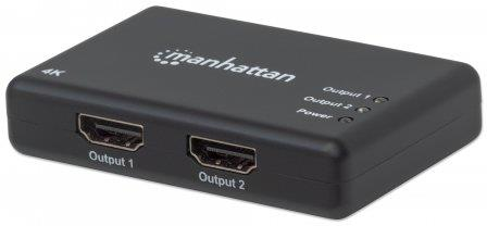 Manhattan 207669 ripartitore video HDMI 2x HDMI Manhattan 207669 ripartitore video HDMI 2x HDMI