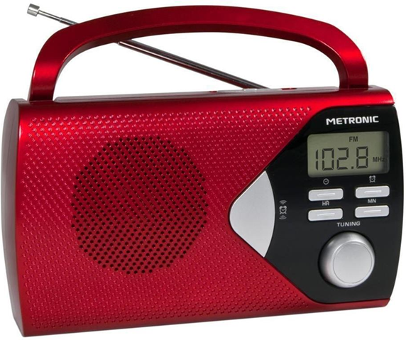 Metronic 477201 radio Portatile Digitale Rosso Metronic 477201 radio Portatile Digitale Rosso