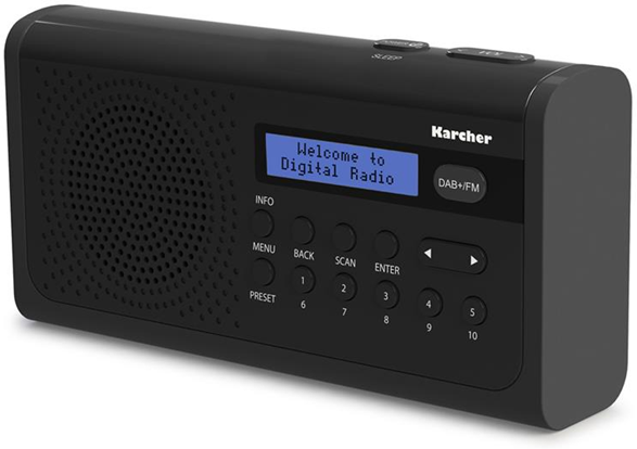 Karcher AG DAB 2405 radio Personale Analogico e digitale Nero Karcher AG DAB 2405 radio Personale Analogico e digitale Nero