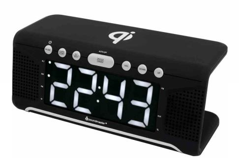 Soundmaster UR800SW radio Orologio Analogico Nero