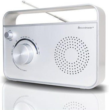 Soundmaster TR420 radio Portatile Digitale Argento, Bianco