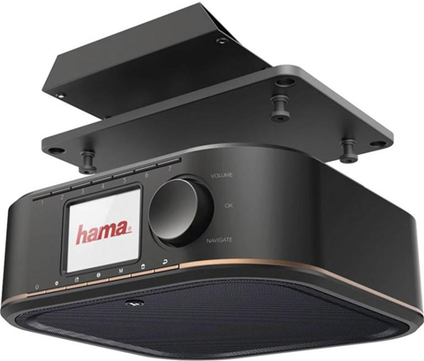 Hama DR350 DAB+ Radio da incasso AUX, FM Nero