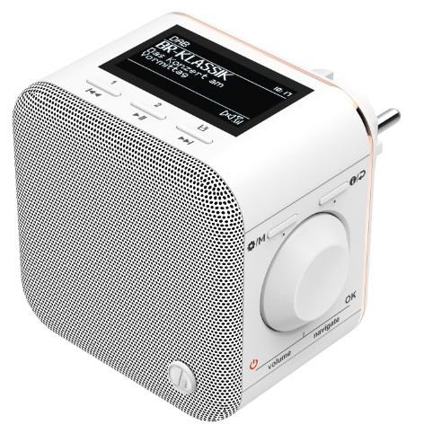Hama DR40BT-PlugIn radio Portatile Analogico e digitale Bianco Hama DR40BT-PlugIn radio Portatile Analogico e digitale Bianco