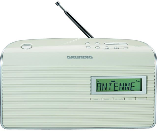 Grundig Music WS 7000 DAB+ Portatile Analogico e digitale Argento, Bianco radio