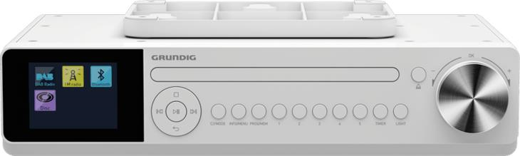 Grundig DKR 2000 BT radio Cantiere Digitale Bianco