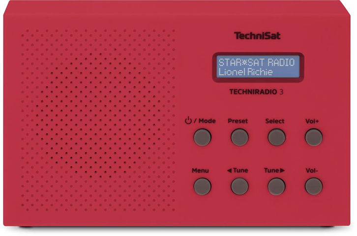 TechniSat TechniRadio 3 radio Portatile Analogico e digitale Rosso