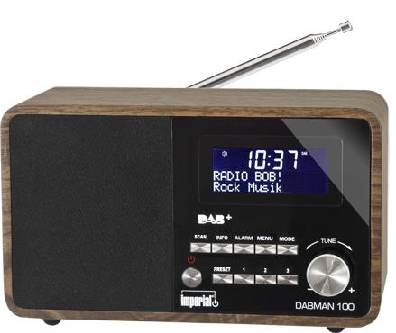 Telestar DABMAN 100 Portatile Digitale Nero radio
