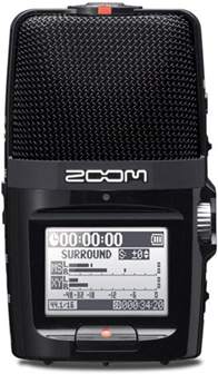 Zoom H2N Flash card Nero dittafono Zoom H2N Flash card Nero dittafono