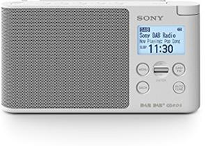 Sony XDR-S41D radio digitale portatile, con DAB+,FM, 87.5 - 108 MHz, 174.928 - 239.2 MHz, Auto tuning, bianco