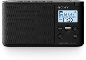 Sony XDR-S41D radio digitale portatile, con DAB+,FM, 87.5 - 108 MHz, 174.928 - 239.2 MHz, Auto tuning, nero