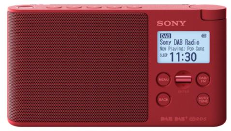 Sony XDR-S41D radio digitale portatile, con DAB+,FM, 87.5 - 108 MHz, 174.928 - 239.2 MHz, Auto tuning, rosso Sony XDR-S41D radio digitale portatile, con DAB+,FM, 87.5 - 108 MHz, 174.928 - 239.2 MHz, Auto tuning, rosso