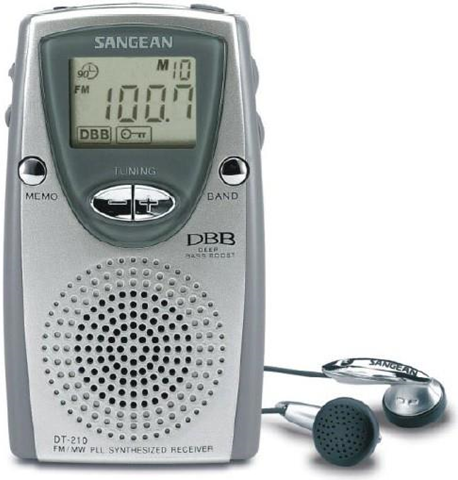 Sangean DT-210 Pocket Radio Personale Digitale radio Sangean DT-210 Pocket Radio Personale Digitale radio