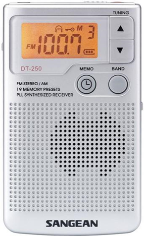 Sangean DT-250 Argento ricevitore radio