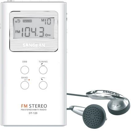 Sangean DT-120 Portatile Digitale Bianco radio Sangean DT-120 Portatile Digitale Bianco radio