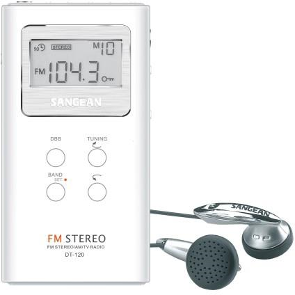 Sangean DT-120 Portatile Digitale Bianco radio