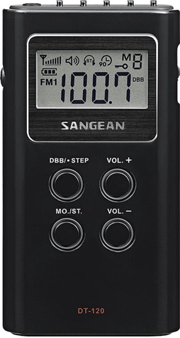 Sangean DT-120 Personale Nero radio Sangean DT-120 Personale Nero radio