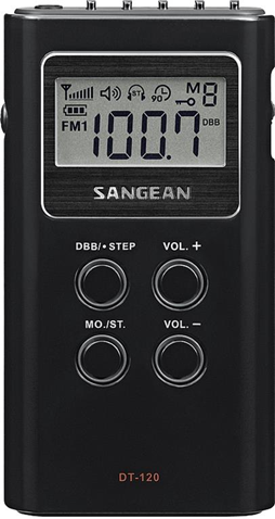 Sangean DT-120 Personale Nero radio