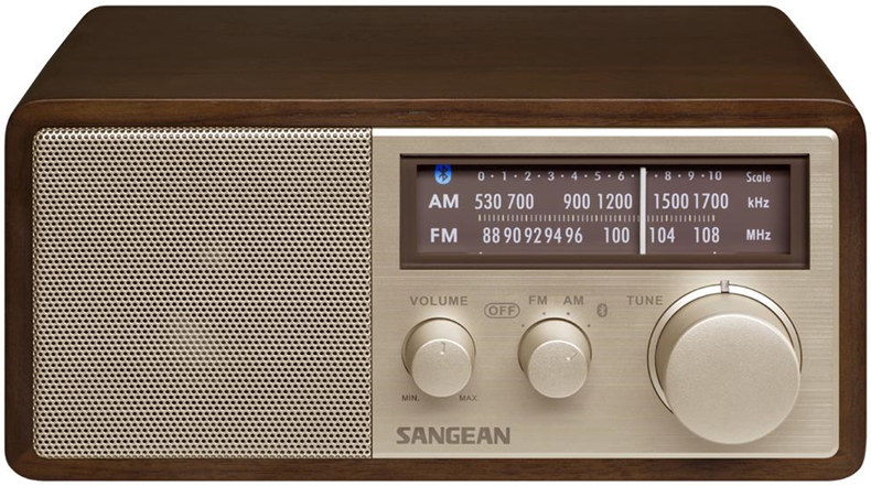 Sangean WR-11BT - Radio Bluetooth FM/AM marrone