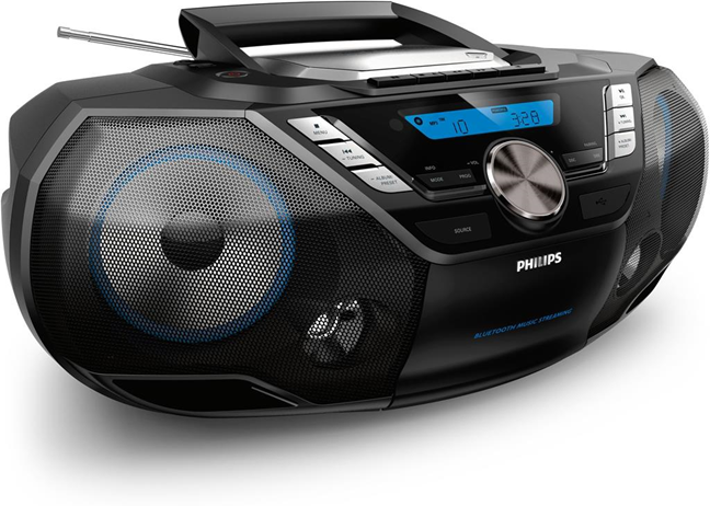 Philips AZB798T/12 impianto stereo portatile Analogico e digitale 12 W Nero Philips AZB798T/12 impianto stereo portatile Analogico e digitale 12 W Nero