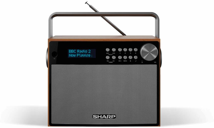 Sharp DR-P350 radio Portatile Digitale Nero, Legno Sharp DR-P350 radio Portatile Digitale Nero, Legno