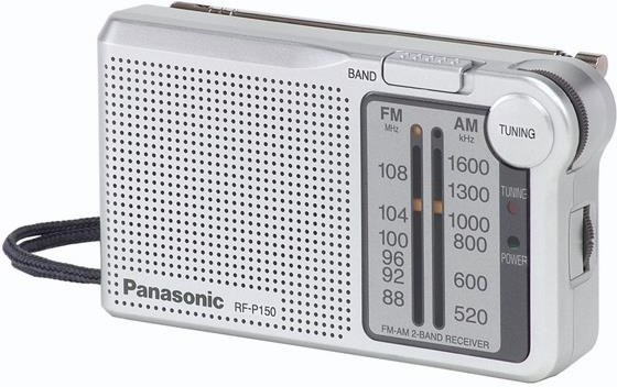 Panasonic RF-P150EG9-S radio Portatile Analogico Argento