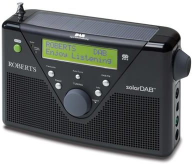 Roberts Radio solarDAB 2 radio Portatile Digitale Nero